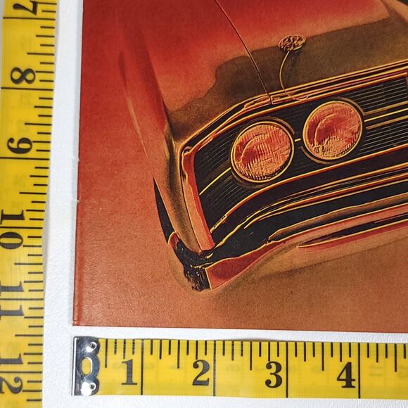 Vintage Lincoln Mercury Cyclone CJ Print Ad 1969 Hot Rod Garage Wall Art Decor - Picture 4 of 6